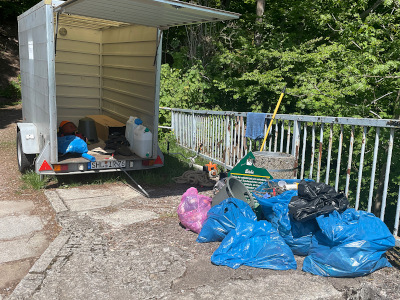 2025 - Aufräumungsarbeiten an der Ottilienkapelle, dem Ottilienstein
              und der Zustiegswege